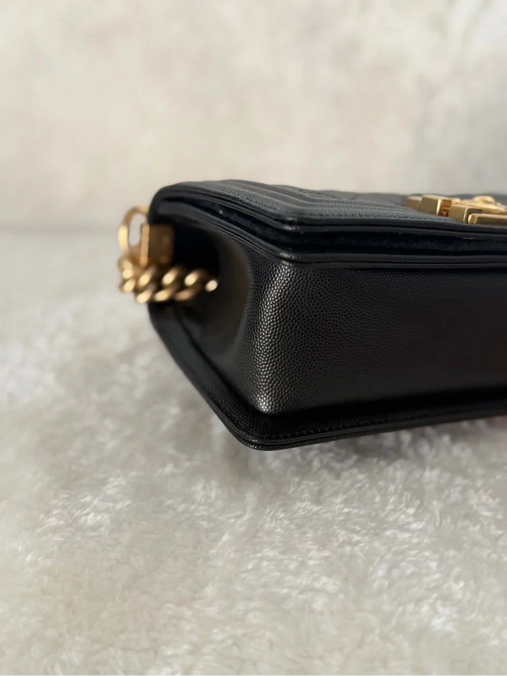 CHANEL Boy Small Black Caviar leather